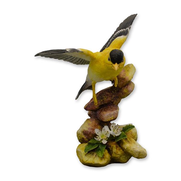 Connoisseur Porcelain Sculpture Gold Finch Prototype Model AP, Rare, 1996