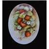 Image 2 : B. Griffiths Original Painting on Porcelain, The Red Strawberries, Signed, Gold Leaf Frame, Museum Q