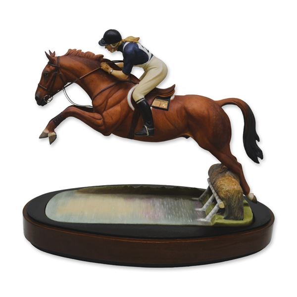 Royal Worcester Porcelain Sculpture LE Doris Lindner H.R.H. Princess Anne On Doublet, 1973, Rare