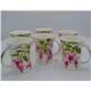 Image 2 : 6Pc Fuchsias By Kathy Pickles For Dunoon Fine Bone China Floral Mugs, 1990