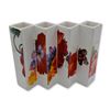 Image 1 : Royal Goedewoagen Porcelain Paul Baars Design Floral Four Tulips Vase, Netherlands, Ruks Museum