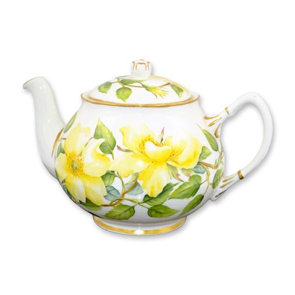 Art Naturelle Porcelain Golden Wings Covered Tea Pot, 1993