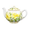 Image 1 : Art Naturelle Porcelain Golden Wings Covered Tea Pot, 1993
