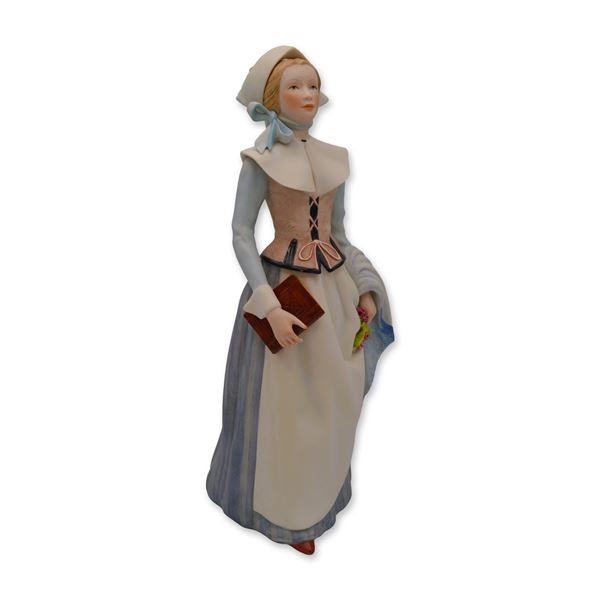 Cybis Porcelain LE Figurine Priscilla, 1976