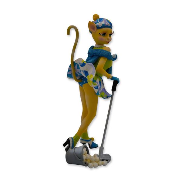 Margaret Le Van Alley Cats Figurine "Daisy Doll" Trophy Cat, LV 30-FE29, OB