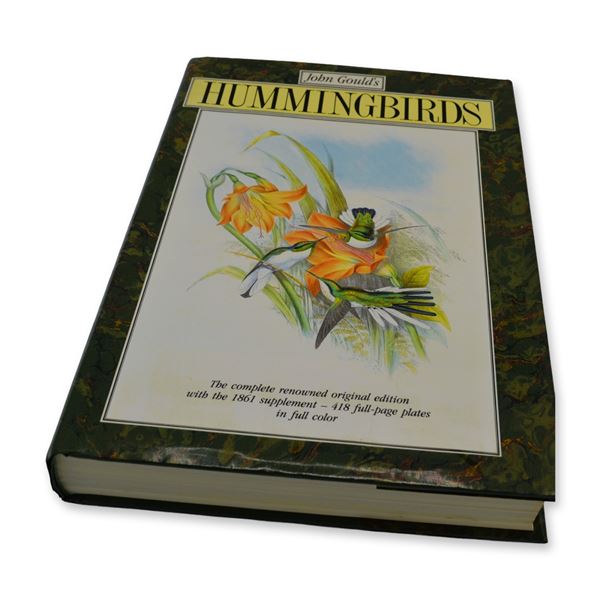 John Gould's Hummingbirds Hardcover Book, 1990