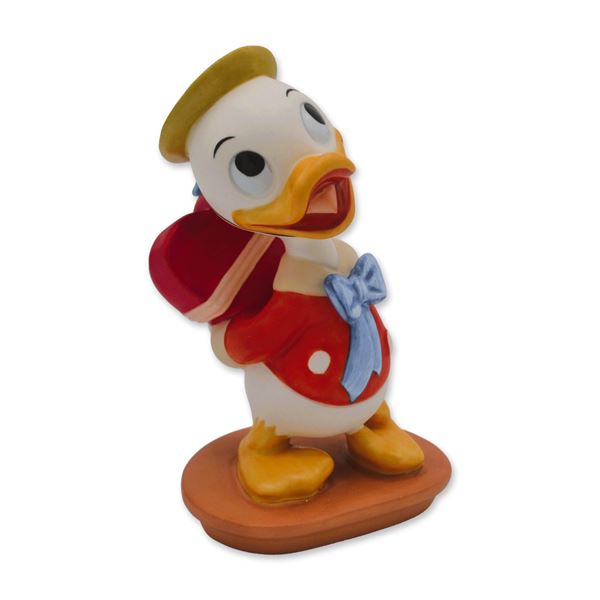 Classics Walt Disney Nephew Duck "I Got Somethin' For Ya," Sculpture, Vintage