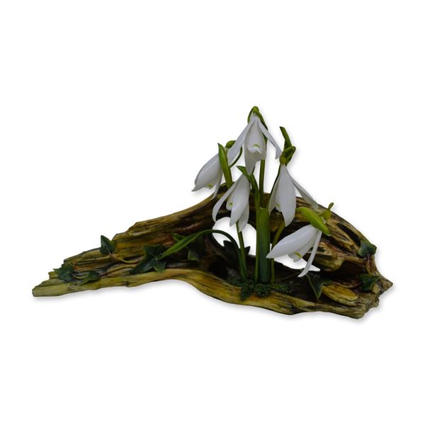 Connoisseur Porcelain Floral Snowdrops, Prototype Model,  AP