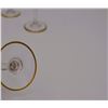 Image 3 : 4Pc Baccarat Crystal Vienne Cordials Clear W/Gold Trim, 3"H