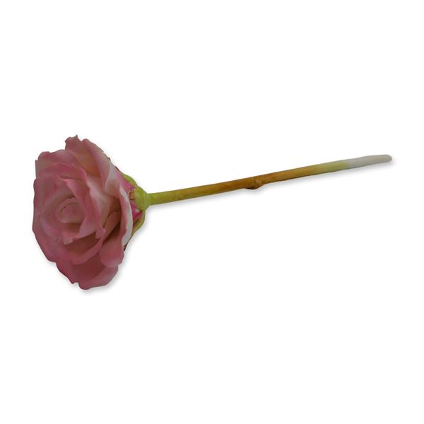 Royal Worcester Porcelain Pink Long Stemmed Rose, 1970