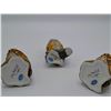 Image 5 : 3Pc Stefani Porcelain Great Horned Owl And Long Eared Owl Collection Sculptures, 1980