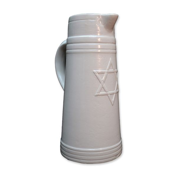 Boehm Porcelain Star of David Tankard, 1978, Rare
