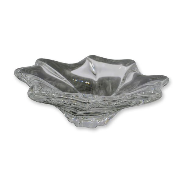 Baccarat France Crystal Oviedo Splash Bowl, Star Dish, Signed, 1980