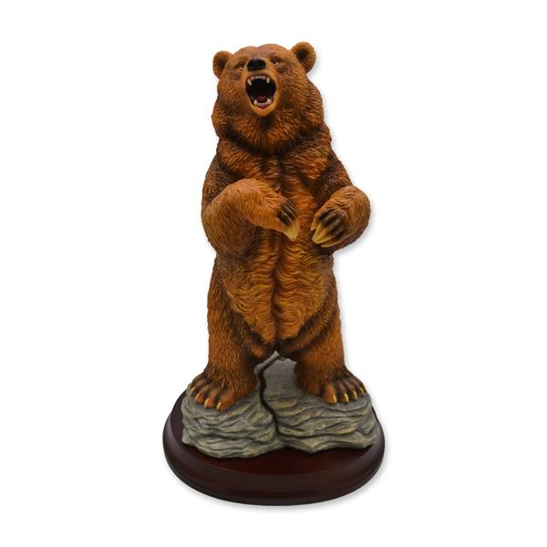 Maruri USA Kodiak Bear Sculpture Prototype, W/Base, 2006