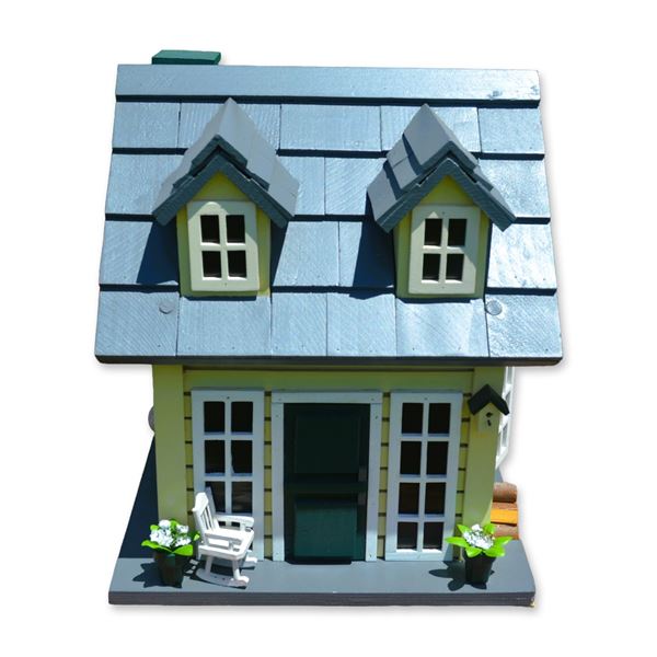 Country Nests Nids de Campagne HM Decorative Bird House, 13.5"H., Vintage