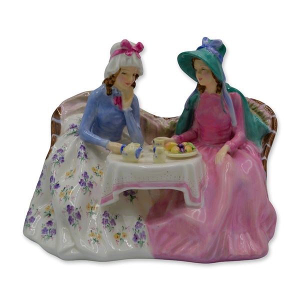Royal Doulton Porcelain Afternoon Tea, Figurine, HN 1747