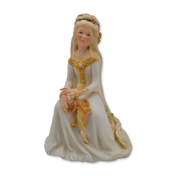 Cybis Porcelain LE, Rapunzel In Apricot Figurine, 1975