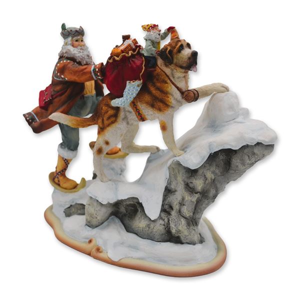 Maruri USA LE Santa's World Travels "Trusted Friend" Sculpture, 1996