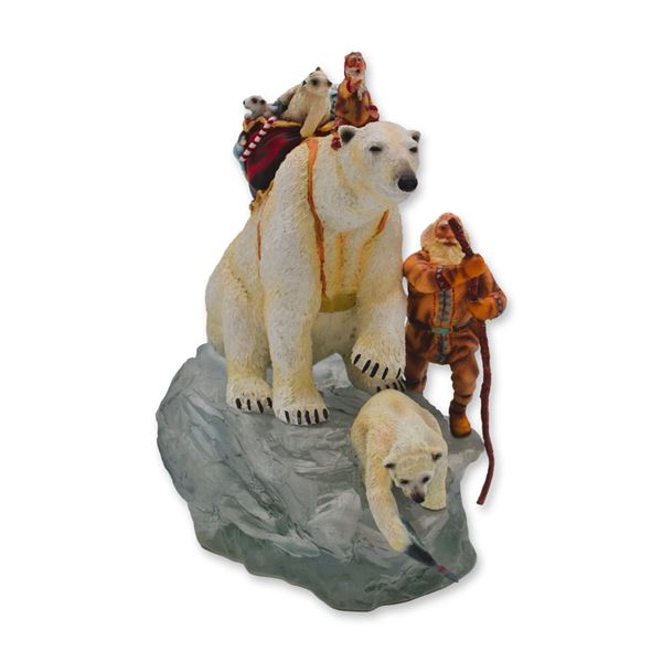Maruri USA LE Santa's World Travels "Polar Express" Sculpture, 1997