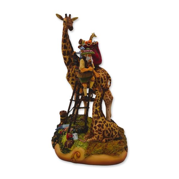 Maruri USA LE Santa's World Travels "Tall Order" Sculpture, 1998