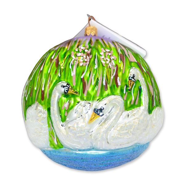 Christopher Radko LE Ornament Seven Swans A Swimming, Twelve Days of Christmas, 1999, W/Box