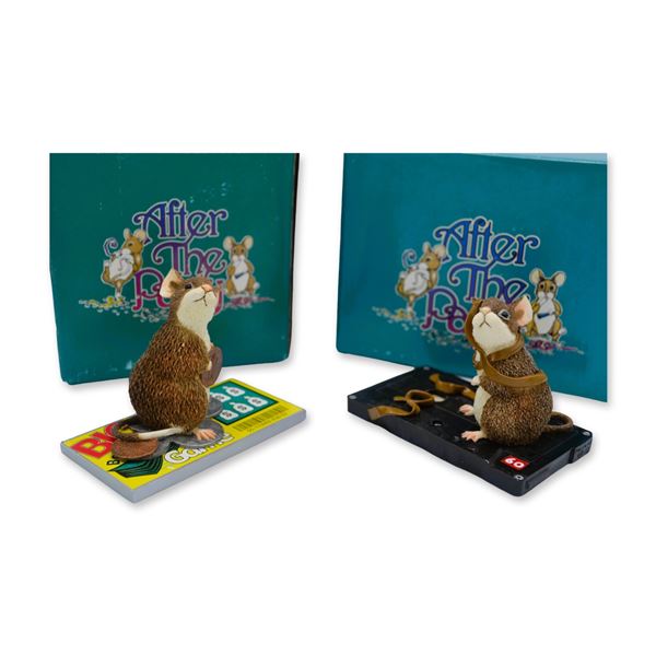 2Pc After The Party, LE Scratch & Win Lottery And LE Wrapped In Sound Mice Figurines, OB