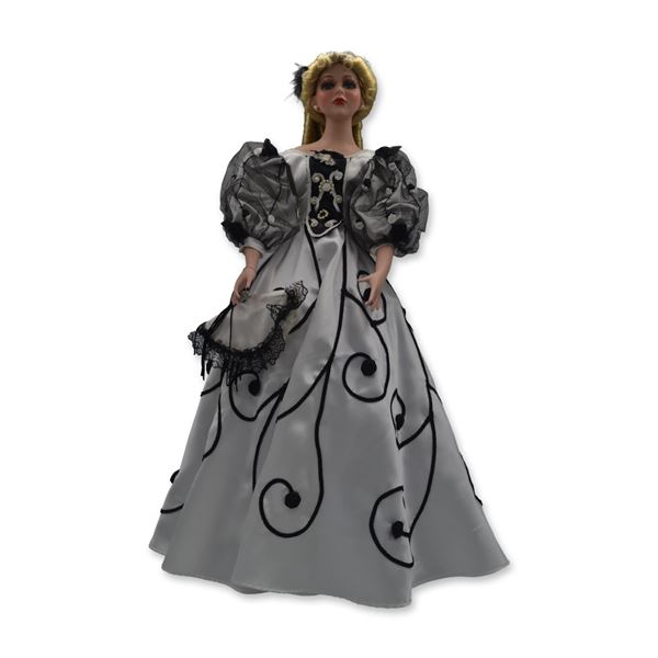 Dynasty Doll Collection Presents LE Porcelain Bride Doll W/Stand, 23"H