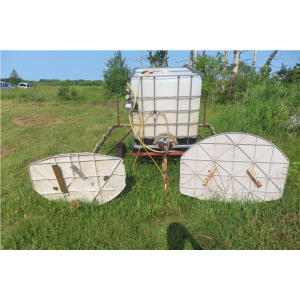 250 Gallon Sprayer Tank, Electric Pump, 20 Ft Wide with Splash Guards