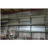 Image 1 : Pallet Racking: 5 Uprights x 14 Ft, 24 Side Rails x 9 Ft with Wood Plank Shelving