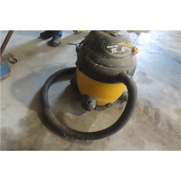 Shop Vac, 6.25 HP, 15 Gallon, with Hose