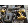 Image 2 : 2 DeWalt 7.2 V Cordless 1/2" Drivers with Chargers & Cases - No Batteries
