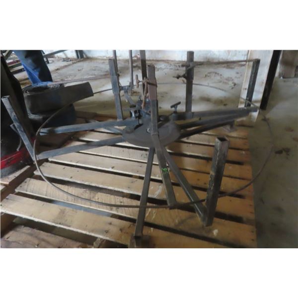 Hose Reel Roller Used for In-Floor Heat