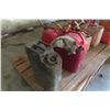 Image 2 : 12 Plastic Gas Containers and 1 Military Style Container