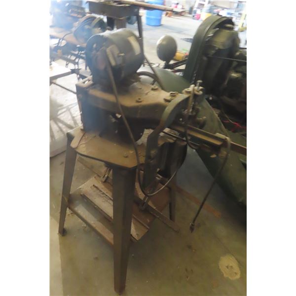 Automatic Hand Saw Sharpener – Needs Repair, on Metal Stand