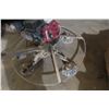 Image 4 : 36" Gas Power Trowel with Concrete Grinders, 6-1/2 HP Honda, Working