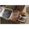 Image 2 : Pallet Lot: Siding Screws (Various Colours), Nails, Drywall Screws and More
