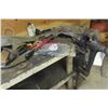 Image 3 : Work Bench with Shelves and 4.25" Leg Vise, 33 x 59 x 30"