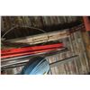Image 11 : Surveying Tripods, Rulers, Heater, O/H Garage Door Parts, Hard Hats, Empty Cases