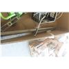 Image 4 : Oil Pan, Light, Come Along, Lag Bolts, 2 Tool Boxes, Gauge, Plumbing Fittings, Snips, Levels
