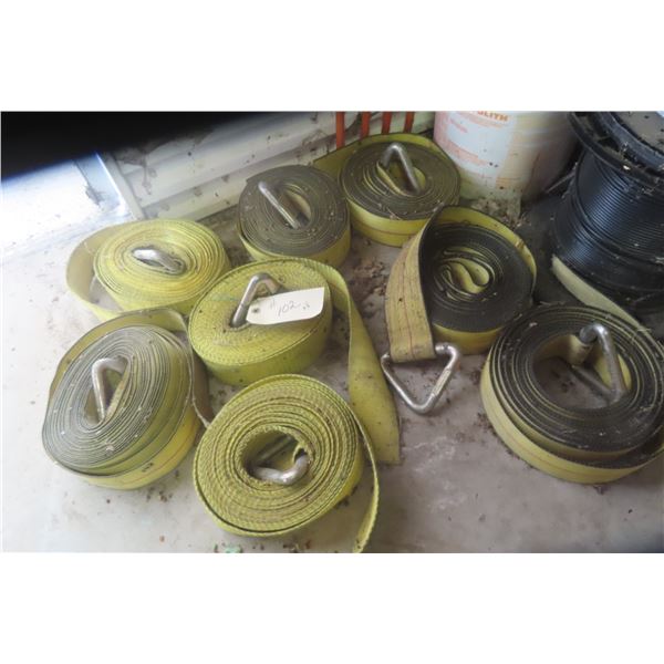 8 Load Straps 36 Ft Long x 3" Wide