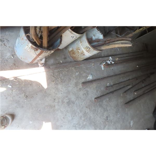 15 Solid Steel Shafts:  1 1/2 to 3" Diameters, 60" to 156" Lengths