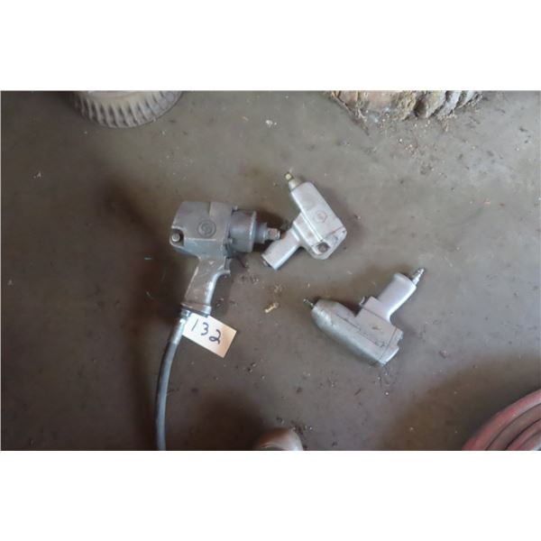 3 Air Impacts: 1/2" Snap-On, 3/8" Black & Decker and 3/4" CP