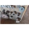 Image 2 : Rolling Wood Shelf Cart with Wrenches, Pipe, Oil Filter Wrenches, Oversize Sockets & More