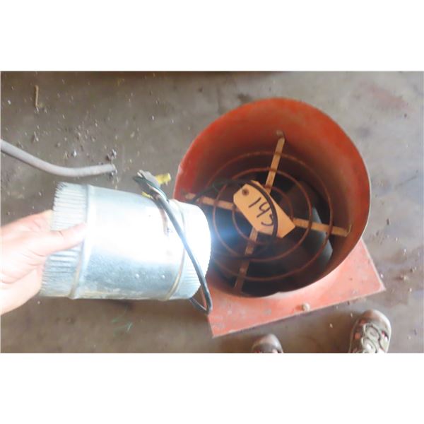 Exhaust Vent 16 x 16 – w/ Electric Inducer