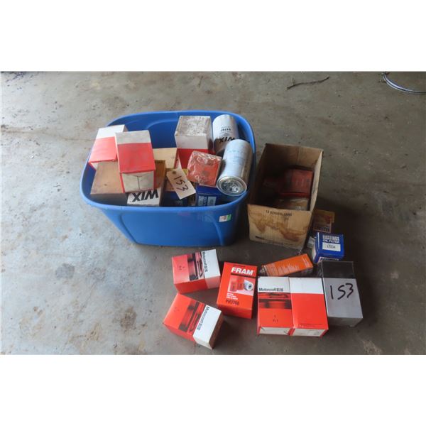 New Oil Filters – Various Models