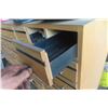 Image 5 : 60-Pigeon-Hole Drawer Cabinet on Steel Legs 51 x 67 x 19"  with Screws, Window Points +
