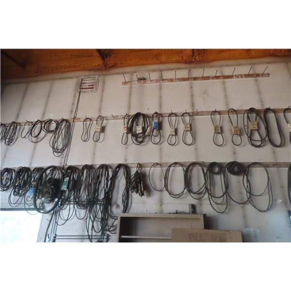 Wall Full of V-Belts