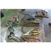 Image 1 : Hand Saw, Snips, Trimmers, Hinge, and Axe Head