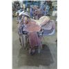 Image 1 : Western 16" Saddle with Bridle
