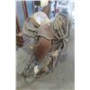 Image 6 : Western 16" Saddle with Bridle